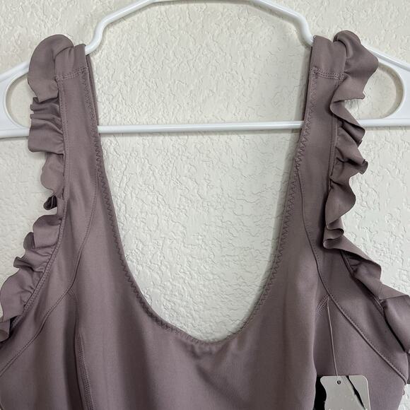 Free People Elegant Ruffle Sleeve Bodysuit  Size L - Picture 8 of 11